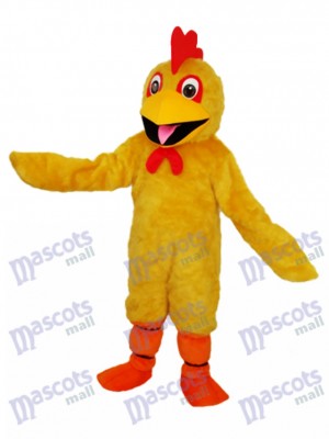 Mascotte de poulet jaune Mascotte Costume Animal