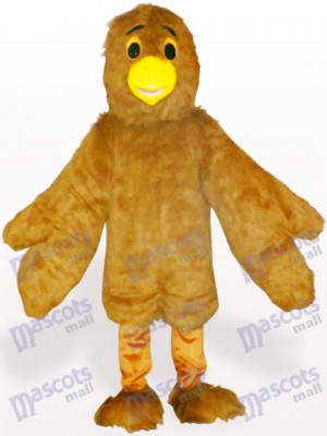 Costume de mascotte adulte aigle marron