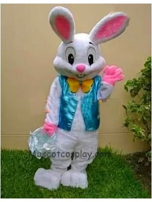 Pâques Lapin Mascotte Costume Fantaisie Robe Dessin animé Combinaison