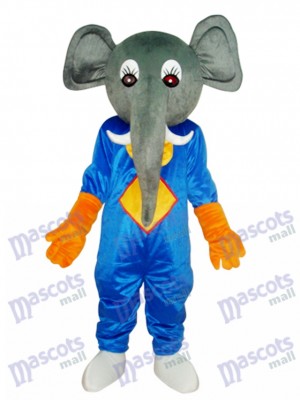 Mascotte d'éléphant Costume adulte Animal