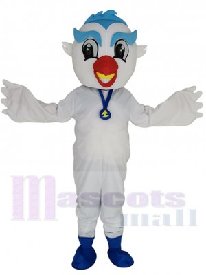 Colombe Oiseau Mascotte Costume Pour les têtes de mascotte adultes