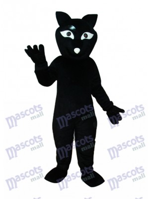 Costume de mascotte renard noir adulte