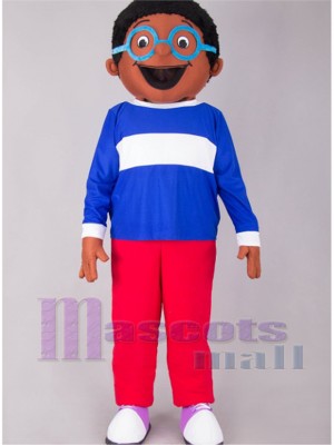 Garçon costume de mascotte