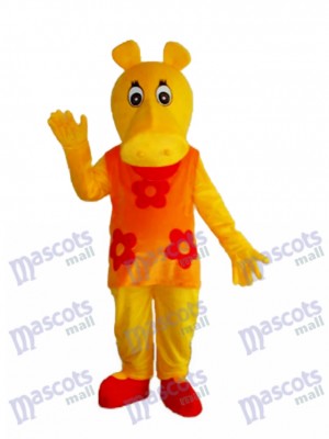 Vieux Hippopotame Hippopotame Mascotte Costume Adulte Animal