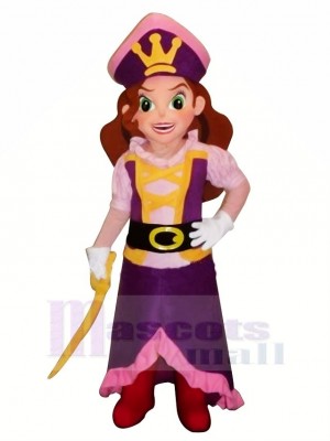 Pirate Princesse Mascotte Les costumes Personnes