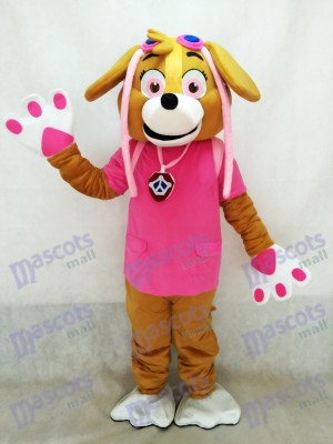 Paw Patrol Skye Rose Mascotte Costume Chien Costume fantaisie Personnage de dessin animé