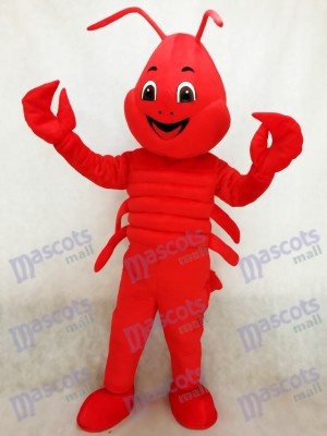 rouge Homard Costume de mascotte Mer