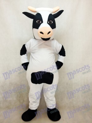 Costume mignon de mascotte de vache laitière