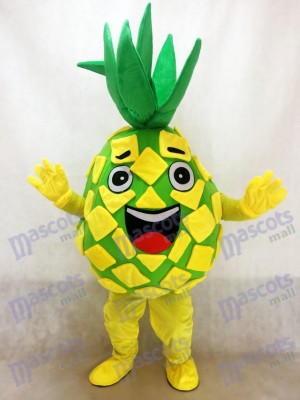 Ananas jaune Pete mascotte Costume Fruit