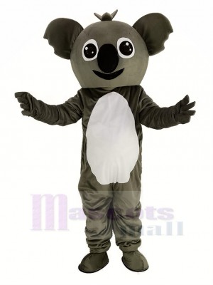 Petit gris Koala Mascotte Costume Dessin animé