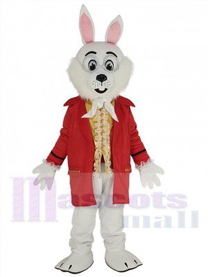 Lapin de Wendell lapin de Pâques Costume de mascotte Animal en costume rouge