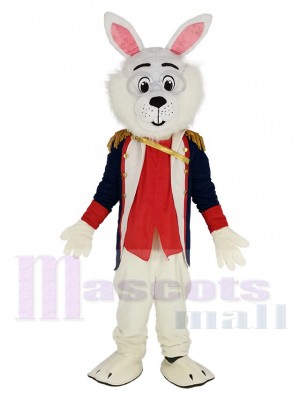 Colonel Wendell Lapin avec Dentelle Mascotte Costume Animal