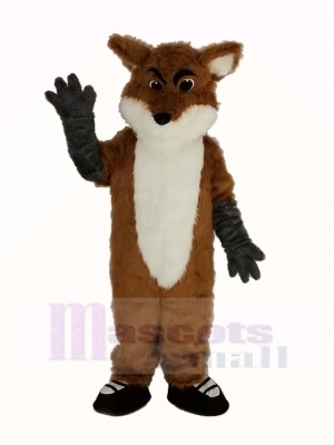 Renard avec Noir Des chaussures Mascotte Costume Fantaisie Robe