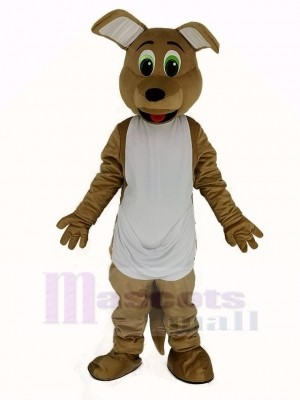 Foncé bronzer Kangourou Mascotte Costume