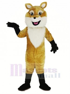 Marron Renard Mascotte Costume Animal