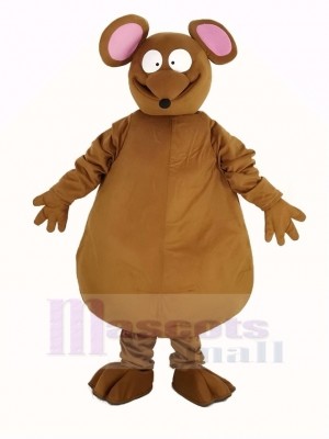 marron Souris Mascotte Costume