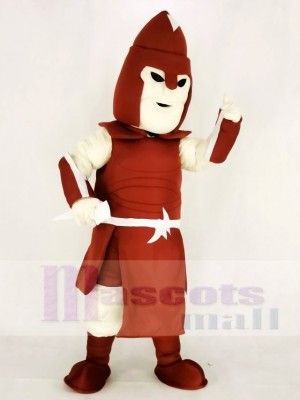 Réaliste rouge Titan spartiate Mascotte Costume Adulte