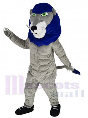 Lion de puissance Mascotte Costume Animal aux yeux verts
