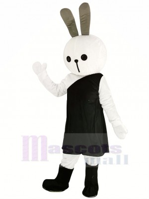 blanc Pâques lapin Mascotte Costume Animal