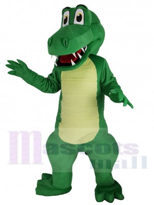 Alligator vert robuste Mascotte Costume Animal