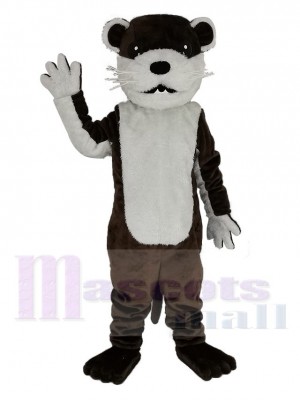 marron loutre Mascotte Costume Animal