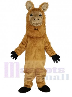 brun Alpaga Mouton Mascotte Costume Animal