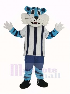 Bleu tigre Mascotte Costume Animal