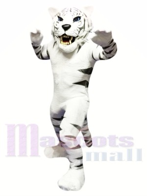 tigre blanc Costume de mascotte Livraison gratuite