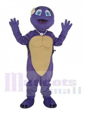 Mauve Femelle Tortue Mascotte Costume Animal