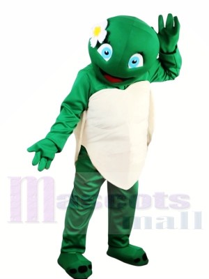 Costume de mascotte tortue verte Tortue verte vente chaude Performance scolaire adulte
