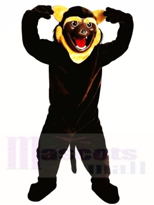 Wolverine de loup féroce noir Costumes De Mascotte