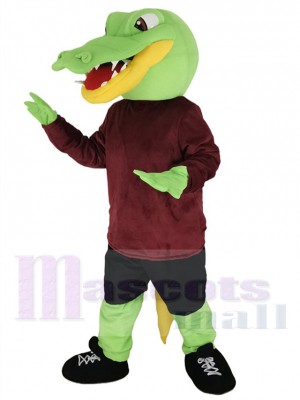 Alligator costume de mascotte