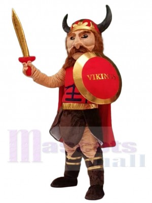 Pirate viking féroce Mascotte Costume Personnes