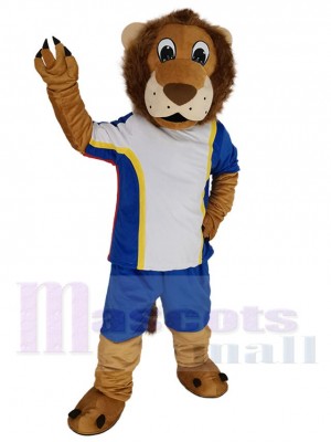 Lion sportif universitaire Mascotte Costume Animal