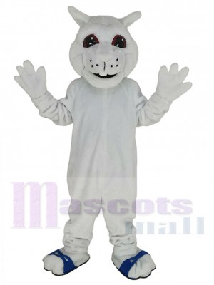 Écureuil blanc Costume de mascotte Animal