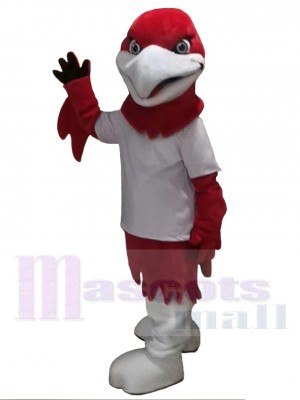 Aigle rouge féroce Mascotte Costume Pour les têtes de mascotte adultes