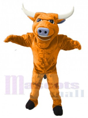 Taureau costume de mascotte
