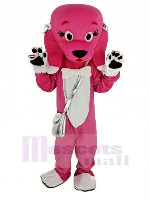 Rose Chien Mascotte Costume Animal