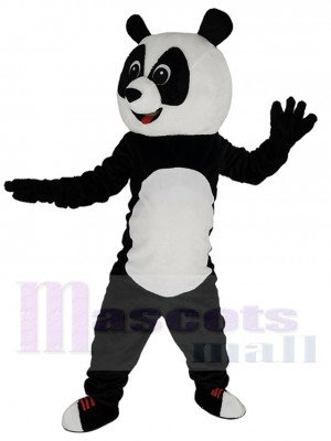 Panda blanc et noir mignon Costume de mascotte Animal