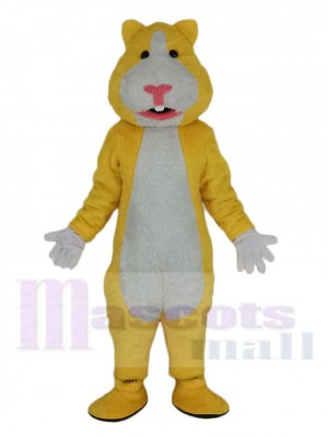 Jaune et blanc Hamster Mascotte Costume