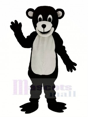 Noir Ours Mascotte Costume