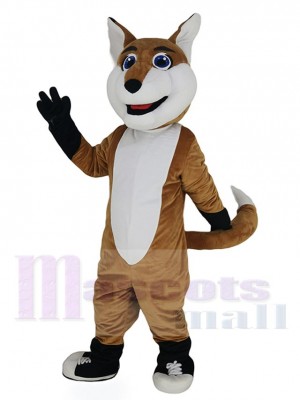 Souriant Renard Mascotte Costume Animal