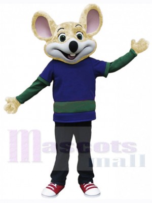 Souris de couleur crème Mascotte Costume Animal