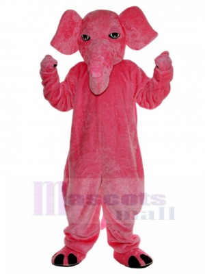 Rose l'éléphant Mascotte Les costumes Adulte