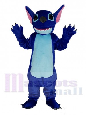 Drôle Bleu Lilo & Stitch Mascotte Costume