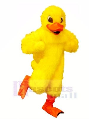 jaune léger canard mascotte costumes dessin animé
