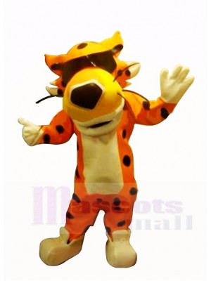 Cool guépard Cheetos Mascotte Costume Dessin animé