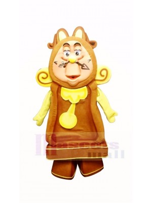 Cogsworth L'horloge Mascotte Costume Dessin animé