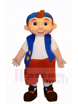 Cubby Pirate Mascotte Costume Dessin animé