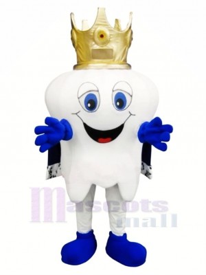 Content Dent Mascotte Costume Dessin animé